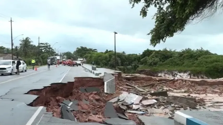 Bahia registra 5 mil desalojados por causa das chuvas