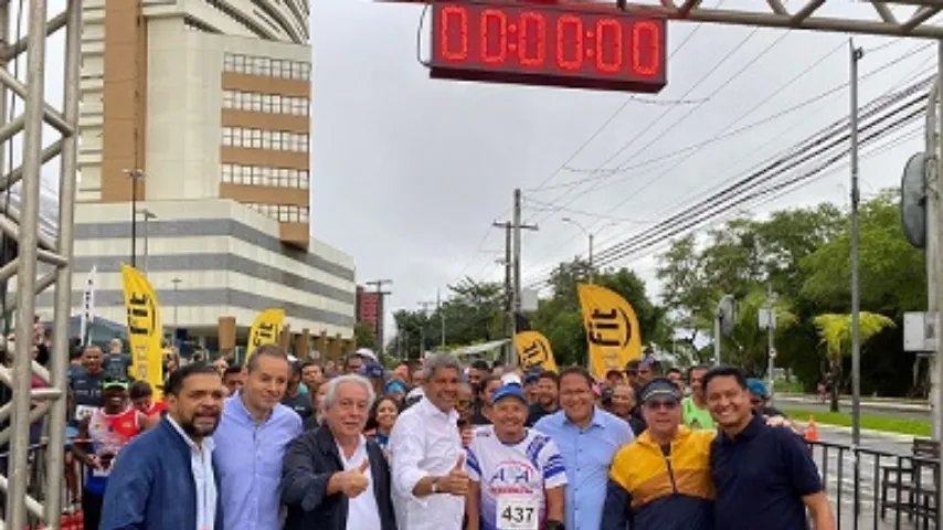 Governador Jerônimo Rodrigues e refeito Augusto Castro dão larga na Corrida Track & Field