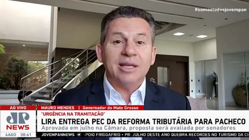 ‘Quem vai ter que pagar mais para alguns não pagarem nada?’, questiona governador do MT sobre reforma tributária