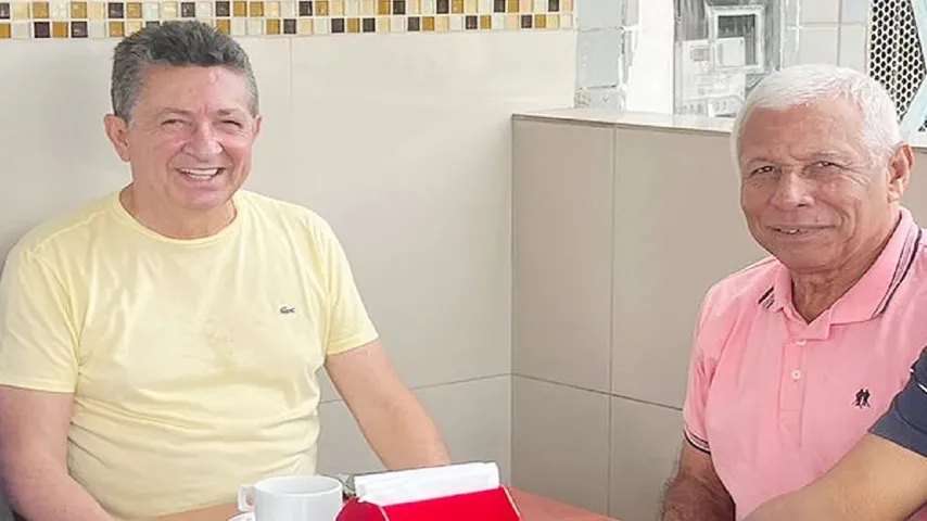Ex-prefeitos Geraldo Simões e Capitão Azevedo se reúnem para discutir eleições de 2024 