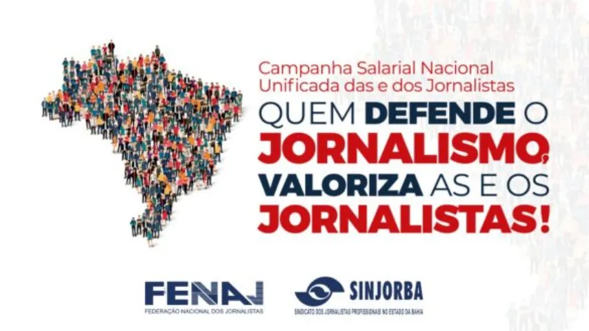 Assembleia e ato iniciam Campanha Salarial Nacional dos Jornalistas na Bahia