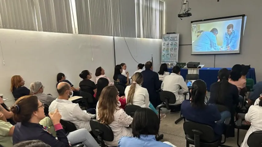 Pit-Stop, cinema e gincana marcaram a Semana da Higienização de Mãos no Hospital de Base