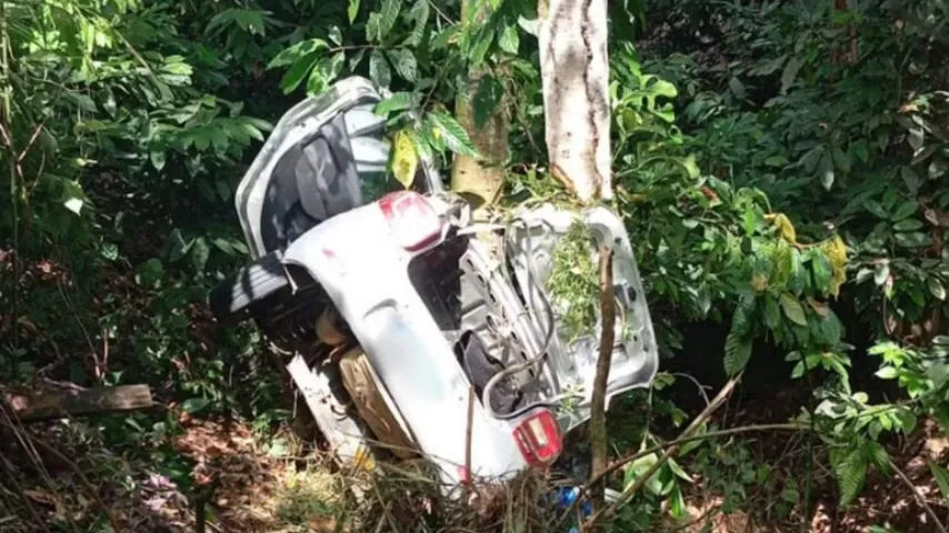 COLISÃO DE CARRO EM ÁRVORE MATA ADOLESCENTE NO SUL DA BAHIA