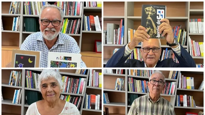 Biblioteca Florisvaldo Mattos recebe mais quatro autores e deverá receber livros de outros 50 jornalistas