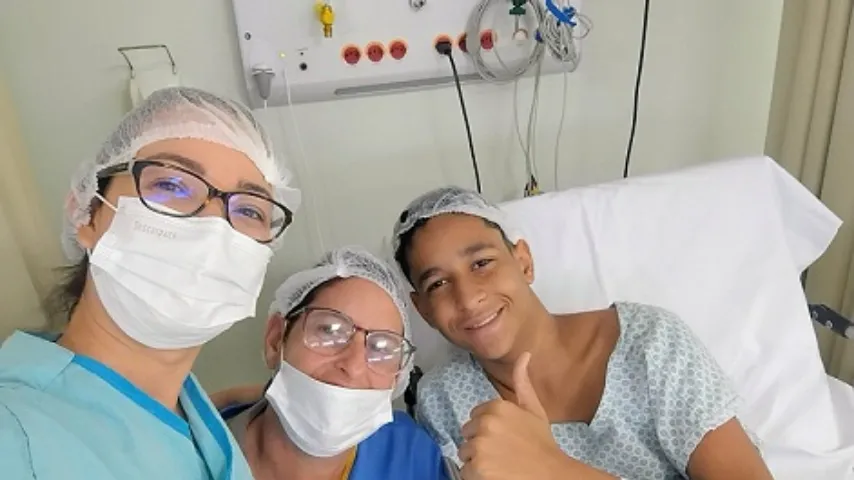 Primeiro paciente do Hospital Ortopédico do Estado da Bahia finaliza tratamento com sucesso