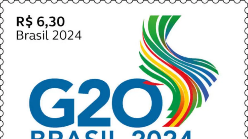 Chefes de Estado recebem selo especial do G20 emitido pelos Correios