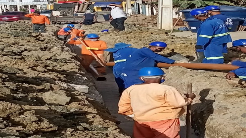 Emasa inicia obras de esgotamento sanitário no prolongamento da Manoel Chaves 