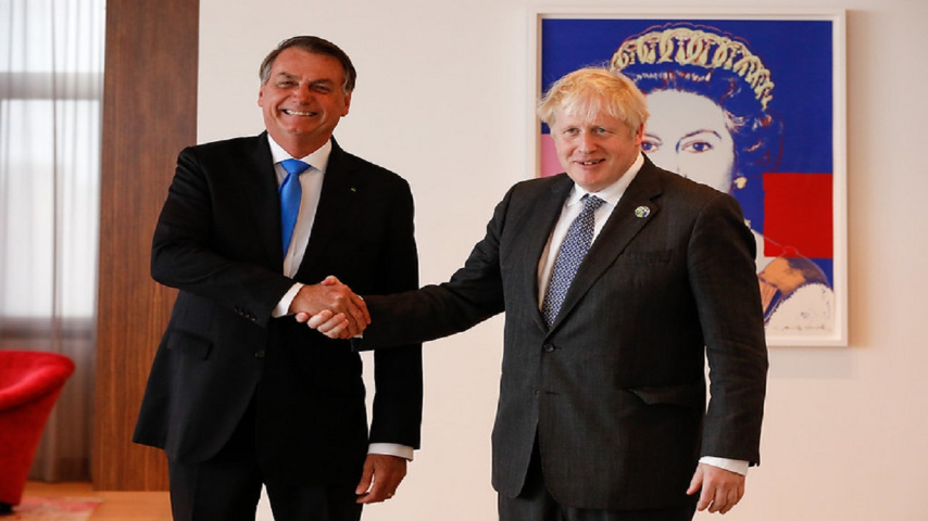 Após encontro com Bolsonaro, Boris Johnson se diz ‘encantado’